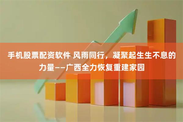 手机股票配资软件 风雨同行，凝聚起生生不息的力量——广西全力恢复重建家园